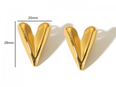 HY Wholesale Jewelry Popular Earrings 316L Stainless Steel Earrings Jewelry-HY0158E0037