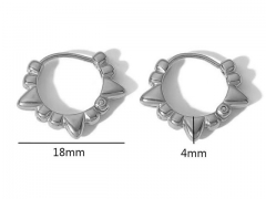 HY Wholesale Jewelry Popular Earrings 316L Stainless Steel Earrings Jewelry-HY0158E0365