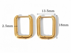 HY Wholesale Jewelry Popular Earrings 316L Stainless Steel Earrings Jewelry-HY0158E0247