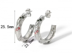 HY Wholesale Jewelry Popular Earrings 316L Stainless Steel Earrings Jewelry-HY0158E0653