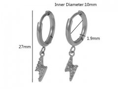 HY Wholesale Jewelry Popular Earrings 316L Stainless Steel Earrings Jewelry-HY0158E0748