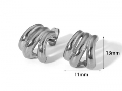 HY Wholesale Jewelry Popular Earrings 316L Stainless Steel Earrings Jewelry-HY0158E0451