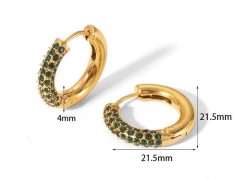 HY Wholesale Jewelry Popular Earrings 316L Stainless Steel Earrings Jewelry-HY0158E0684