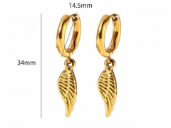 HY Wholesale Jewelry Popular Earrings 316L Stainless Steel Earrings Jewelry-HY0158E0551