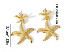 HY Wholesale Jewelry Popular Earrings 316L Stainless Steel Earrings Jewelry-HY0158E0813