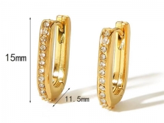 HY Wholesale Jewelry Popular Earrings 316L Stainless Steel Earrings Jewelry-HY0158E0660