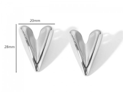 HY Wholesale Jewelry Popular Earrings 316L Stainless Steel Earrings Jewelry-HY0158E0038