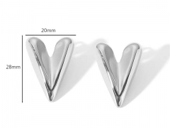 HY Wholesale Jewelry Popular Earrings 316L Stainless Steel Earrings Jewelry-HY0158E0156