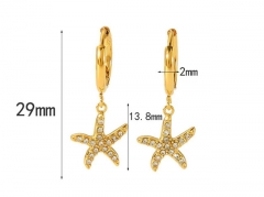 HY Wholesale Jewelry Popular Earrings 316L Stainless Steel Earrings Jewelry-HY0158E0353