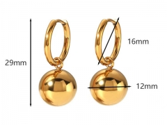 HY Wholesale Jewelry Popular Earrings 316L Stainless Steel Earrings Jewelry-HY0158E0456