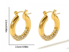 HY Wholesale Jewelry Popular Earrings 316L Stainless Steel Earrings Jewelry-HY0158E0533