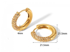 HY Wholesale Jewelry Popular Earrings 316L Stainless Steel Earrings Jewelry-HY0158E0687