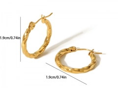 HY Wholesale Jewelry Popular Earrings 316L Stainless Steel Earrings Jewelry-HY0158E0397