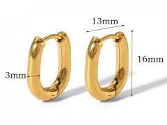 HY Wholesale Jewelry Popular Earrings 316L Stainless Steel Earrings Jewelry-HY0158E0620