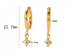 HY Wholesale Jewelry Popular Earrings 316L Stainless Steel Earrings Jewelry-HY0158E0350