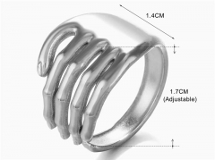 HY Wholesale Popular Rings Jewelry Stainless Steel 316L Rings-HY0159R0476