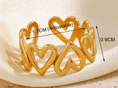 HY Wholesale Popular Rings Jewelry Stainless Steel 316L Rings-HY0159R0890