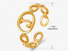 HY Wholesale Popular Rings Jewelry Stainless Steel 316L Rings-HY0159R0040