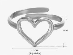 HY Wholesale Popular Rings Jewelry Stainless Steel 316L Rings-HY0159R0270