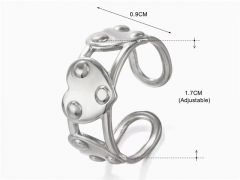 HY Wholesale Popular Rings Jewelry Stainless Steel 316L Rings-HY0159R0364