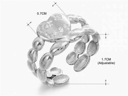 HY Wholesale Popular Rings Jewelry Stainless Steel 316L Rings-HY0159R0844