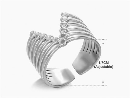 HY Wholesale Popular Rings Jewelry Stainless Steel 316L Rings-HY0159R0884