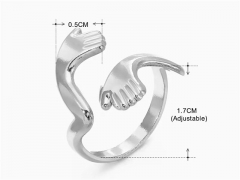 HY Wholesale Popular Rings Jewelry Stainless Steel 316L Rings-HY0159R0944