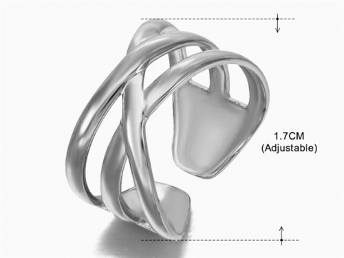 HY Wholesale Popular Rings Jewelry Stainless Steel 316L Rings-HY0159R0535