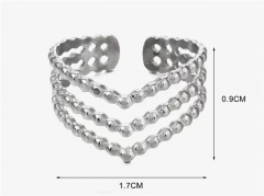 HY Wholesale Popular Rings Jewelry Stainless Steel 316L Rings-HY0159R0133