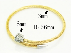 HY Wholesale Bangles Jewelry Stainless Steel 316L Popular Bangle-HY38B0889HJC