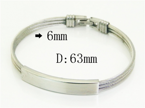 HY Wholesale Bangles Jewelry Stainless Steel 316L Popular Bangle-HY38B0927HKX