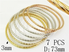 HY Wholesale Bangles Jewelry Stainless Steel 316L Popular Bangle-HY58B0679HKD