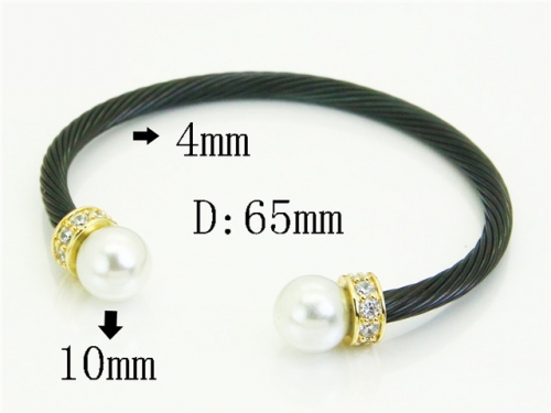 HY Wholesale Bangles Jewelry Stainless Steel 316L Popular Bangle-HY38B0923HJS