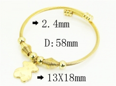 HY Wholesale Bangles Jewelry Stainless Steel 316L Popular Bangle-HY38B0956HKD