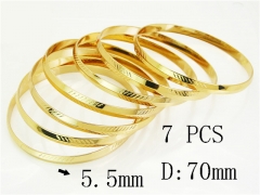 HY Wholesale Bangles Jewelry Stainless Steel 316L Popular Bangle-HY58B0667HLW