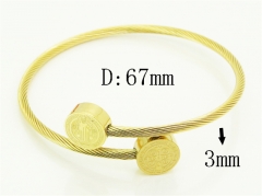 HY Wholesale Bangles Jewelry Stainless Steel 316L Popular Bangle-HY12B0467HIW