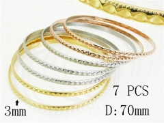 HY Wholesale Bangles Jewelry Stainless Steel 316L Popular Bangle-HY58B0681HJD