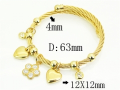 HY Wholesale Bangles Jewelry Stainless Steel 316L Popular Bangle-HY38B0944HMX