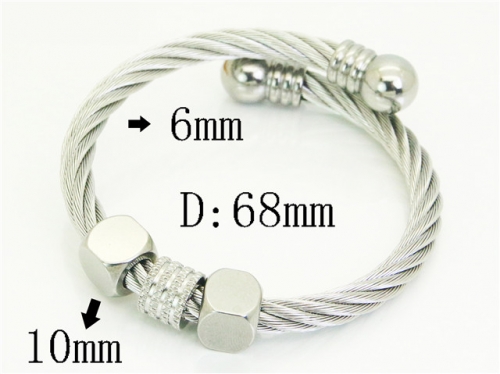 HY Wholesale Bangles Jewelry Stainless Steel 316L Popular Bangle-HY38B0940HIF