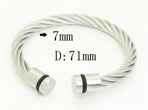 HY Wholesale Bangles Jewelry Stainless Steel 316L Popular Bangle-HY38B0936HHE