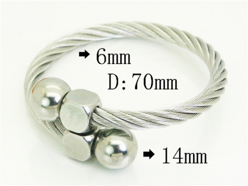 HY Wholesale Bangles Jewelry Stainless Steel 316L Popular Bangle-HY38B0938HIE