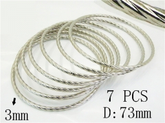 HY Wholesale Bangles Jewelry Stainless Steel 316L Popular Bangle-HY58B0677HHD