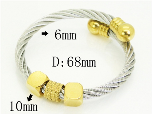 HY Wholesale Bangles Jewelry Stainless Steel 316L Popular Bangle-HY38B0941HKC