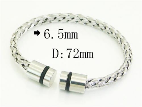 HY Wholesale Bangles Jewelry Stainless Steel 316L Popular Bangle-HY38B0935HIV