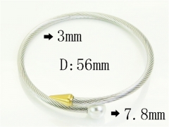 HY Wholesale Bangles Jewelry Stainless Steel 316L Popular Bangle-HY38B0883PX