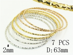 HY Wholesale Bangles Jewelry Stainless Steel 316L Popular Bangle-HY58B0651HJD