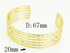 HY Wholesale Bangles Jewelry Stainless Steel 316L Popular Bangle-HY30B0190HLS