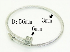 HY Wholesale Bangles Jewelry Stainless Steel 316L Popular Bangle-HY38B0888HHZ