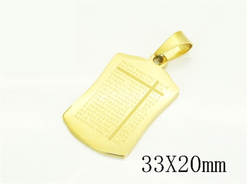 HY Wholesale Pendant Jewelry 316L Stainless Steel Jewelry Pendant-HY12P2045JL