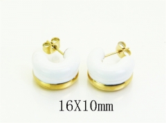 HY Wholesale Earrings Jewelry 316L Stainless Steel Earrings Jewelry-HY94E0307OG